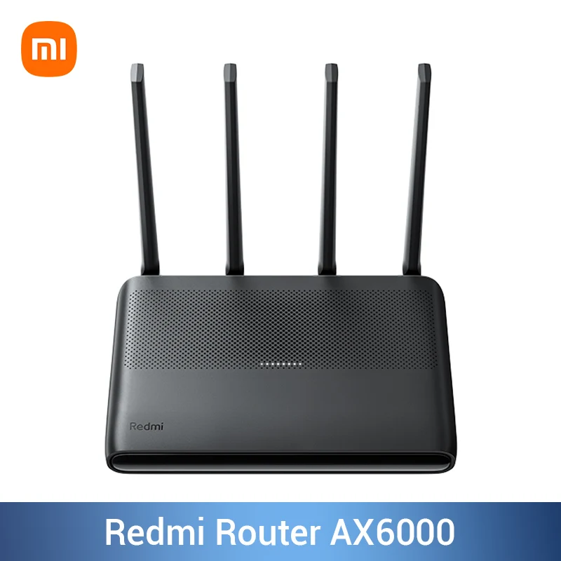 

Redmi Router AX6000 WiFi 6 6000Mbps Dual-Band Support OFDMA Mesh Network With 8 Data Streams 160MHz External Signal Amplifier