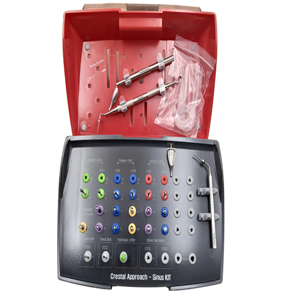 

Набор инструментов для имплантации зубов CAS Sinus, сверлильные пробки