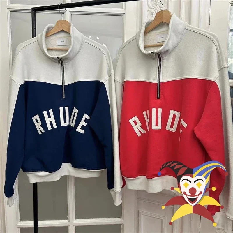 

Мужская и Женская толстовка с воротником-стойкой и вышитым логотипом