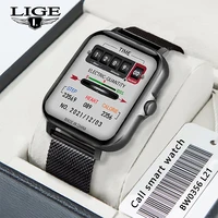 lige 2022 new smart watch men real time heart rate monitor ip67 waterproof bluetooth call women smartwatch for xiaomi huaweibox