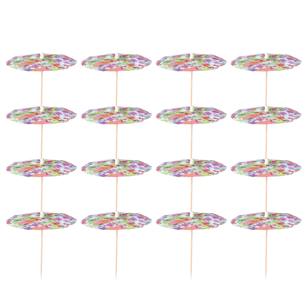 

20pcs Umbrellas Cupcake Picks Summer Cocktail Picks Cocktail Drink Picks Drink Umbrella Picks Dessert Picks