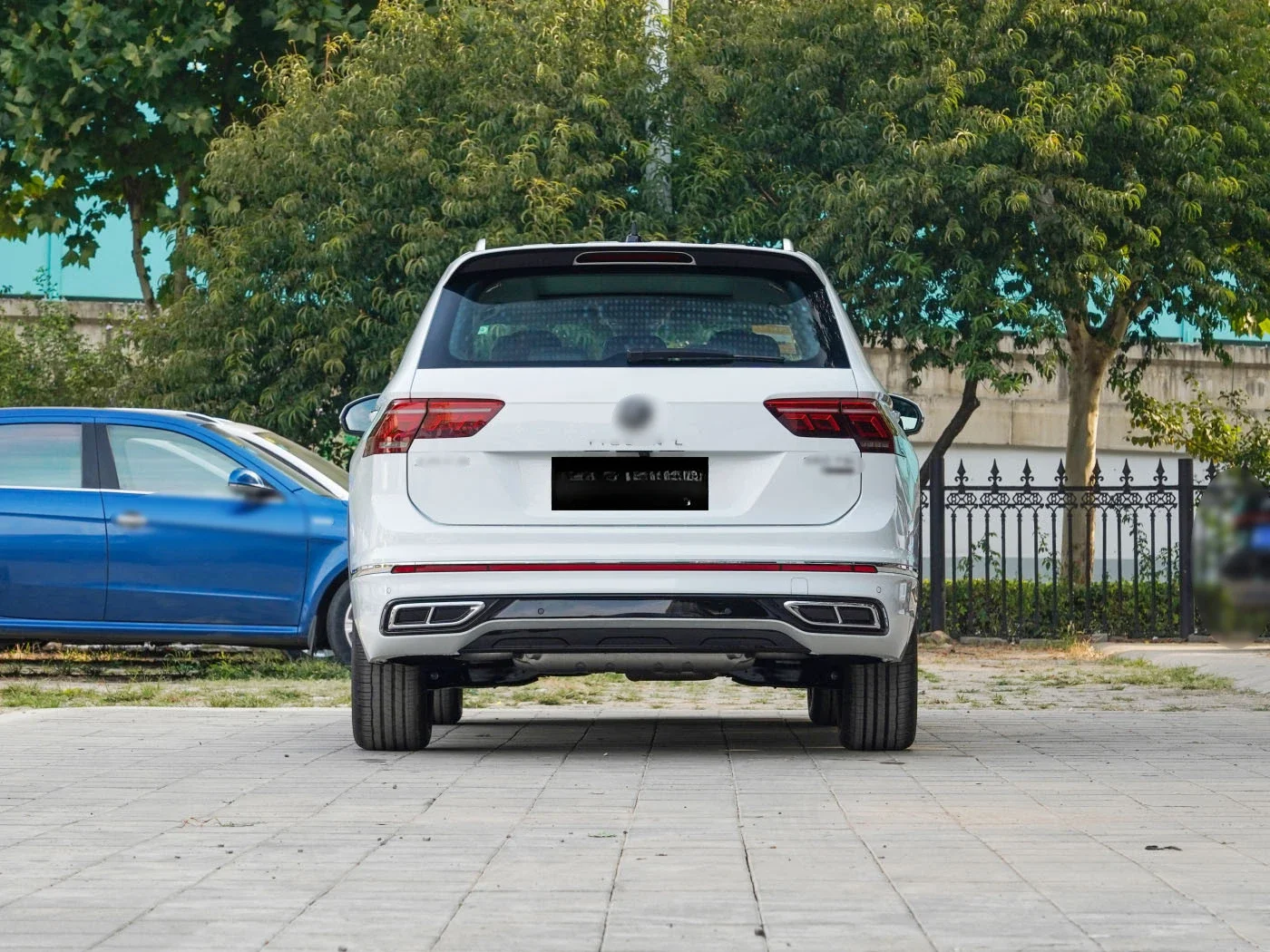 Обвесы BOCH для VW Tiguan Upgrade 2023 R-line старые новых автомобильных бамперов передний