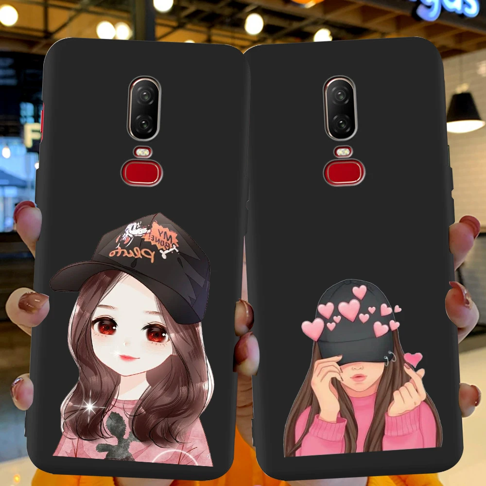 

Модный мультяшный девушка аватар чехол для Oneplus 8 5 6 7 One Plus 5T 6T 7T 8 Pro чехол для телефона Мягкий Силиконовый ТПУ чехол