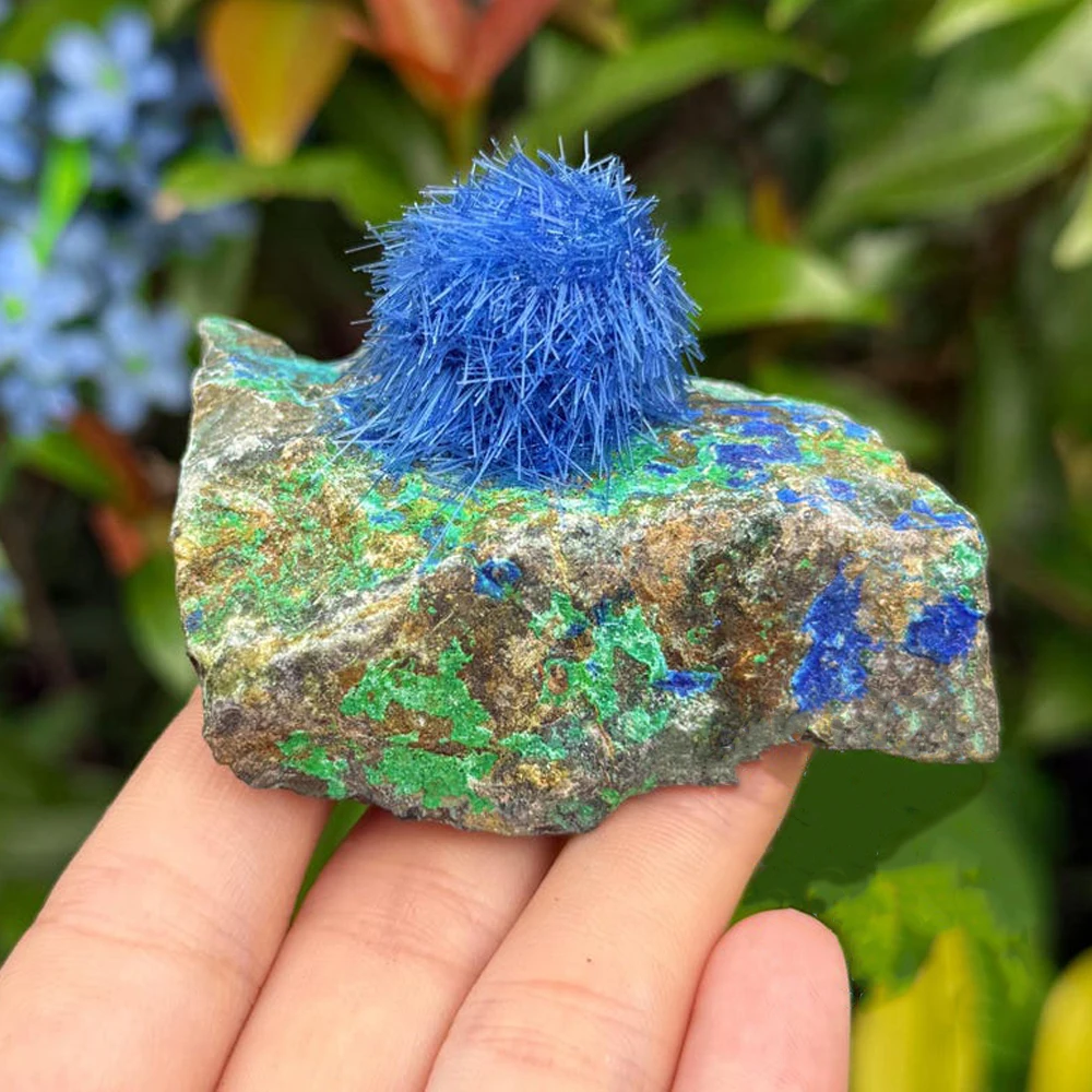 

Синий азурит кобальтит Марокко