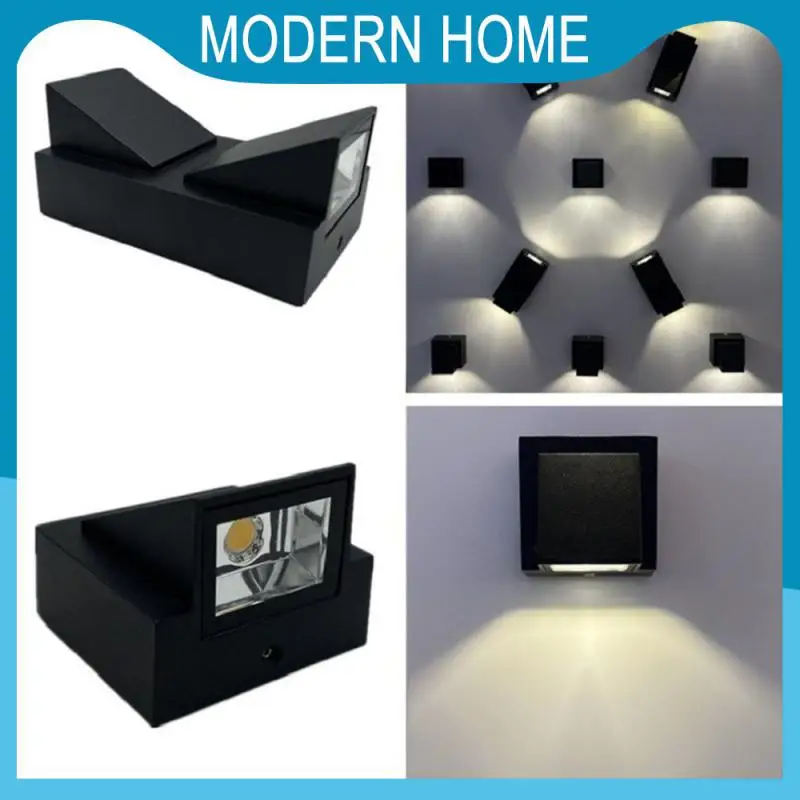 

Aluminum Double-head Wall Lamp Background Wall Decor Ceiling Lamp Modern Simple Outdoor Waterproof Spotlight Led Lights