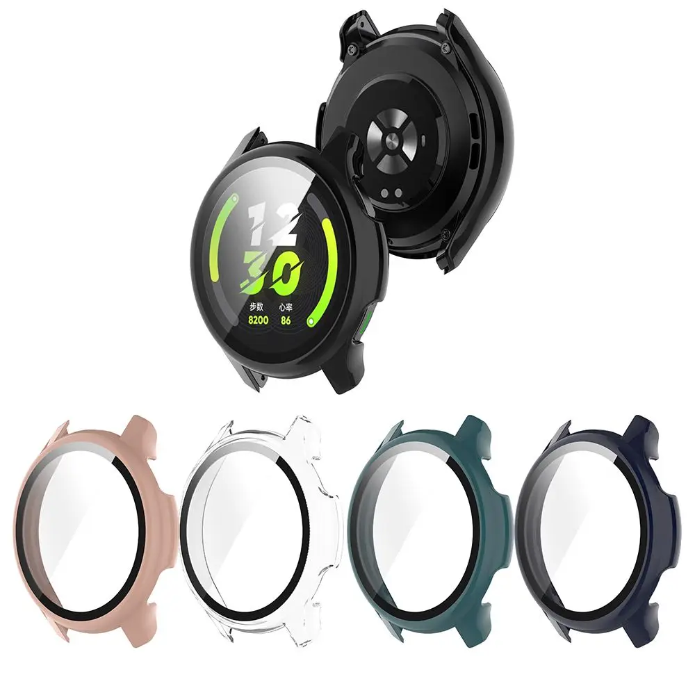 

Защитный чехол для Realme Watch T1, чехол из закаленного стекла, Защитная пленка для экрана, аксессуары для умных часов