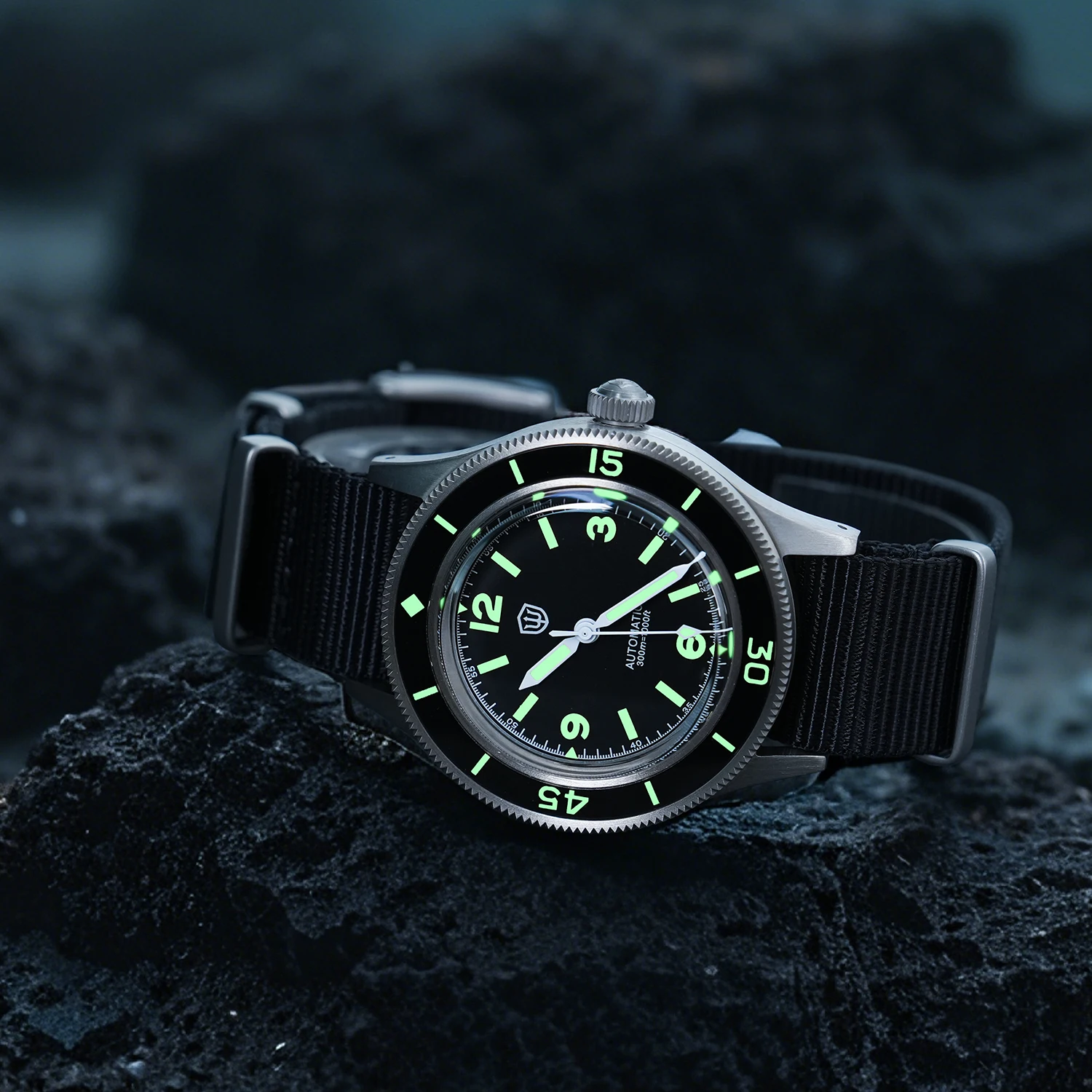 Watchdives WD50Ti Титановые автоматические часы для дайвинга 300M NH35 Мужские механические часы с сапфировым стеклом и керамическим безелем Super Luminova C3 BGW9 (art.: 3920d2c367abc) - 3920d2c367abc