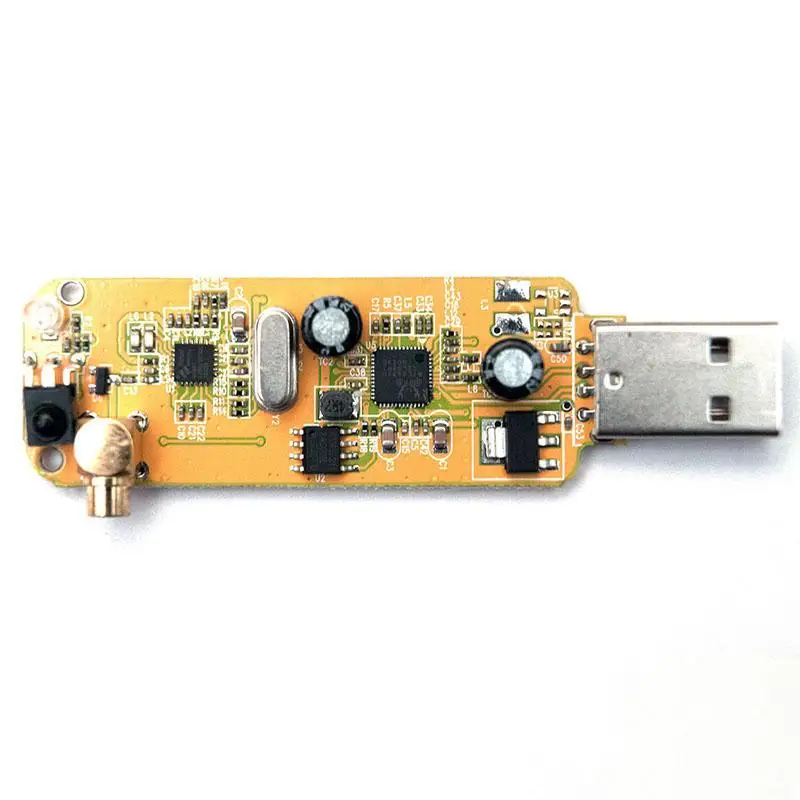 Мини ТВ-флешка USB ТВ-тюнер пульт дистанционного управления приемник сигнала DAB FM