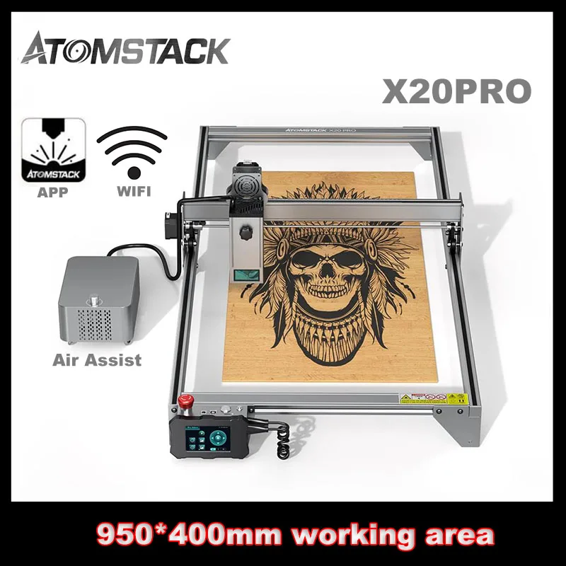 Best デスクトップレーザー用の新しい噴霧器,x20,s20 pro,130w,彫刻機,クアッドコア,レーザーモジュール,CNCルーター