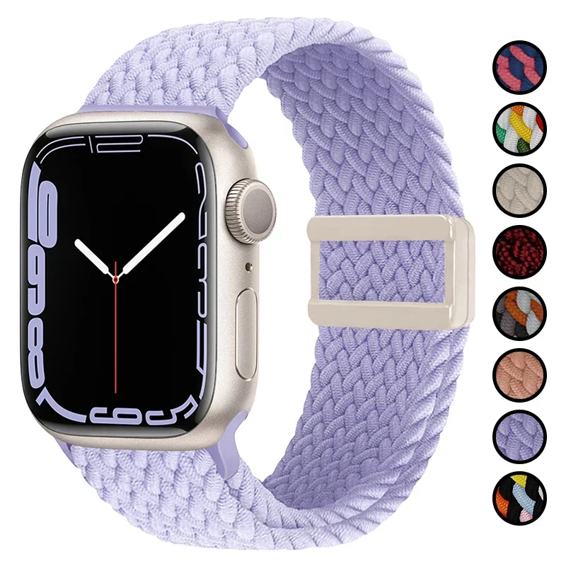Плетеный нейлоновый ремешок для Apple Watch