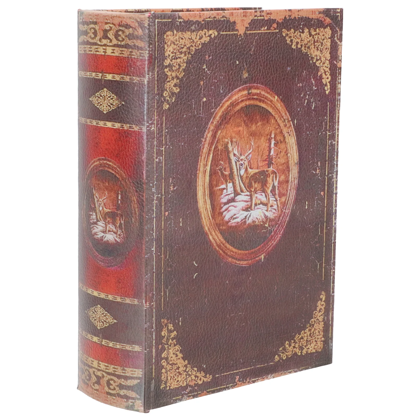 

Bible Wooden Organizer Box Xmas Accessory Wood Case Ornament Gift Holder Christmas Adorn Decor Supply