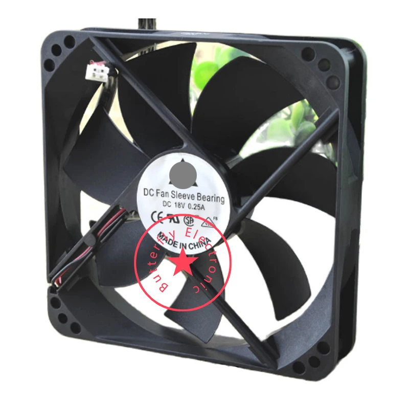 Магнитный охлаждающий вентилятор 12025 12 см DC 18 в А