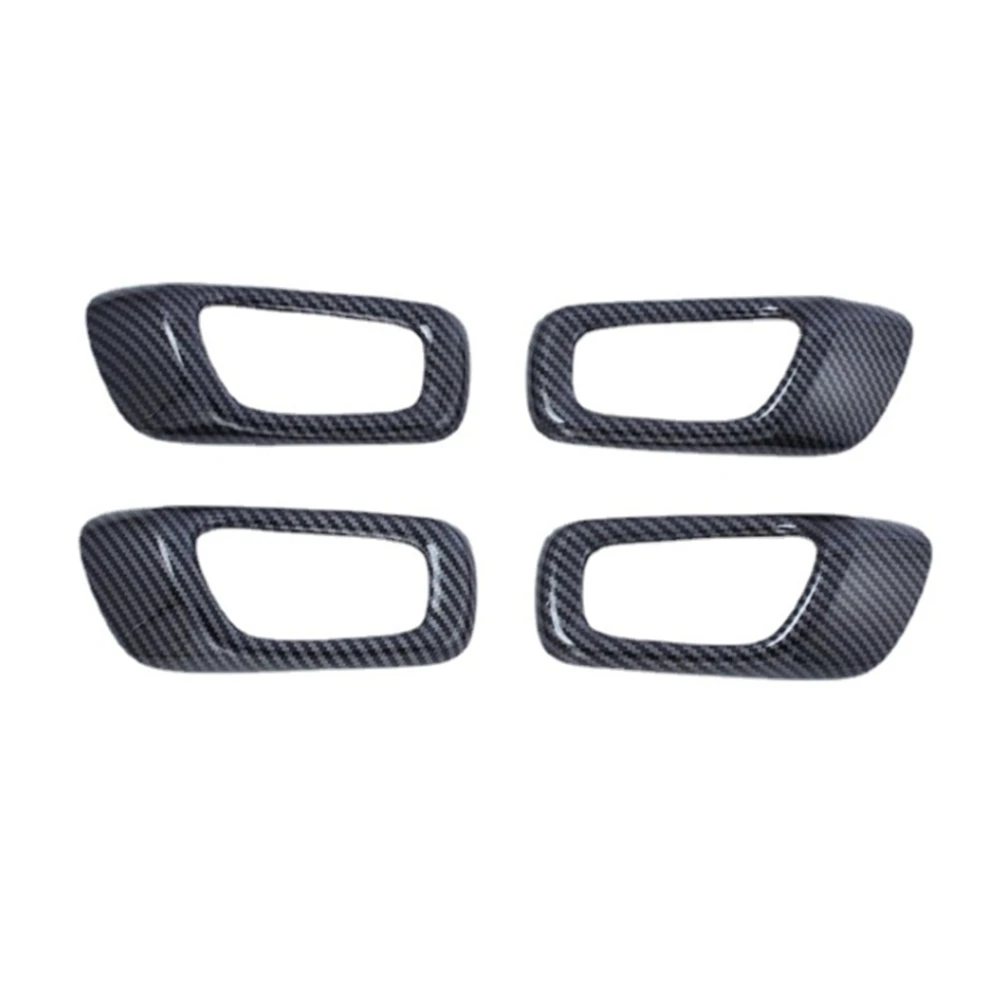 

For 11Th Honda Civic 2022 Car Inner Door Handle Bowl Cover Decoration Frame Trim Sticker Accessories, Carbon Fiber