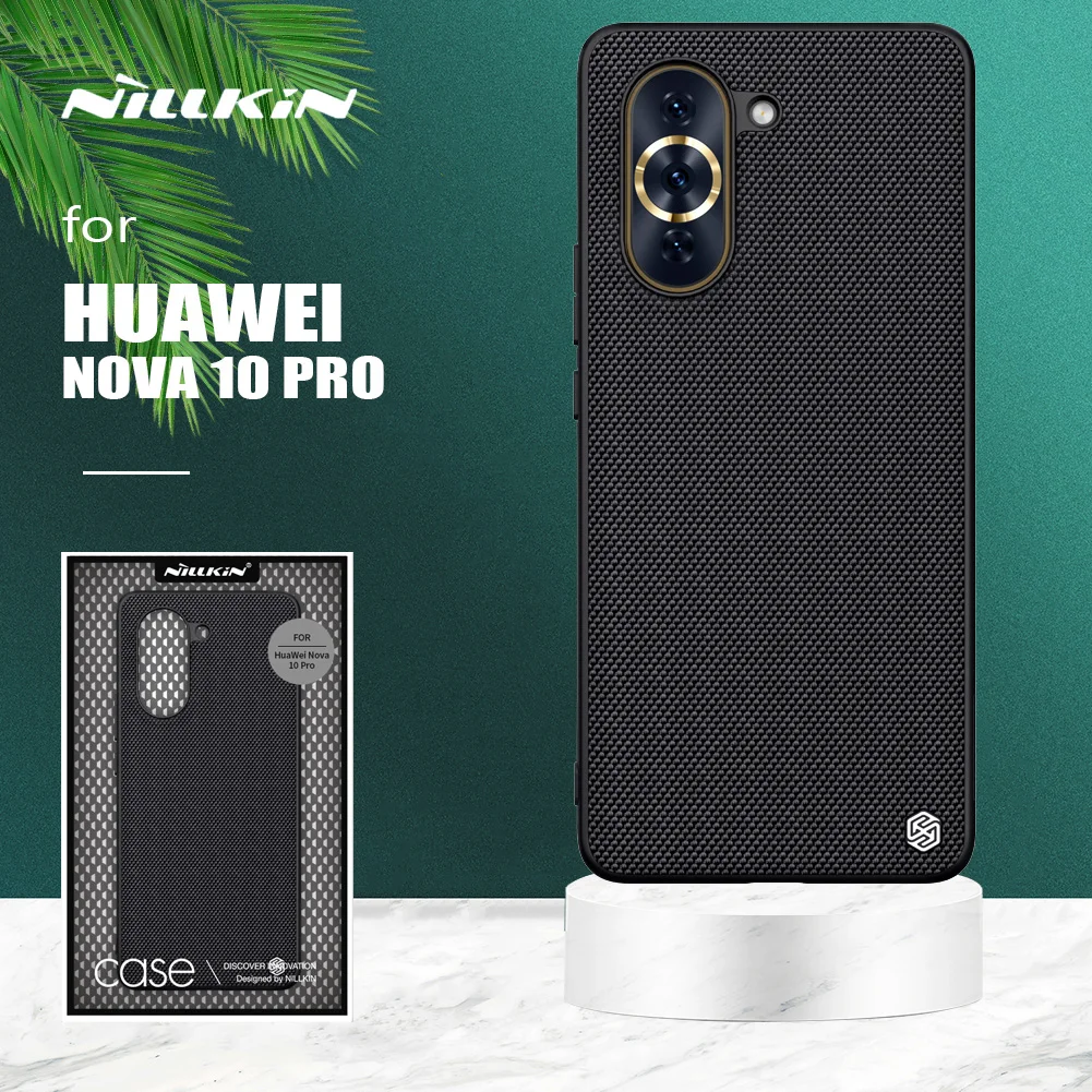 

Чехол Nillkin 3D для Huawei Nova 10 Pro, ультратонкая текстурированная нейлоновая задняя крышка в деловом стиле с мягкими краями из ТПУ для Huawei Nova 10 Per
