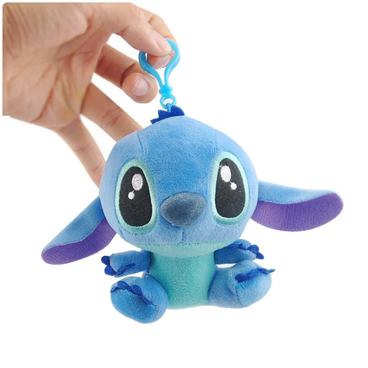 

10CM Cartoon Cute Lilo & Stitch Plush Toy Key Chain Bag Pendant Stuffed Doll Kids Girls Christmas Birthday Gift 01486