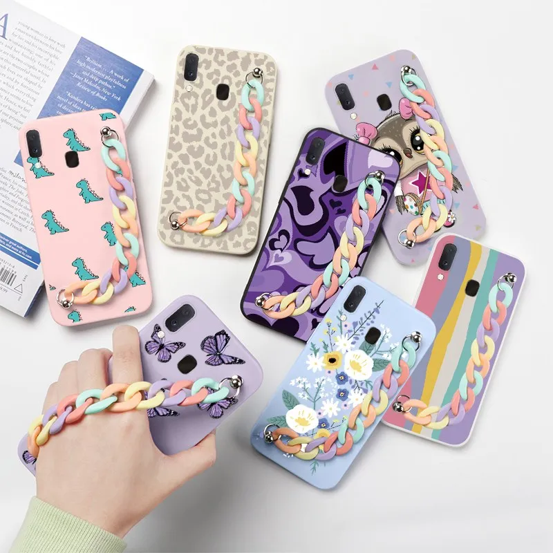 Чехол для Samsung Galaxy A20E, чехол 5,8 дюйма, мягкий силиконовый чехол для Samsung A20E, A20, E A, 20, задняя крышка с милым цветочным принтом, животным