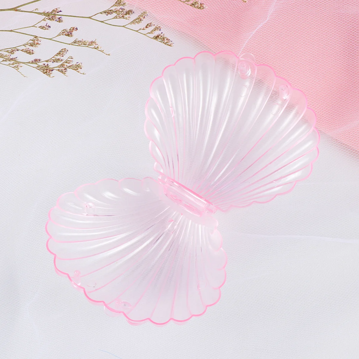 

10 Pcs Shell Candy Gift Box Party Favor Holders Wedding Birthday Party Accessories Decorations Supplies (Transparent)