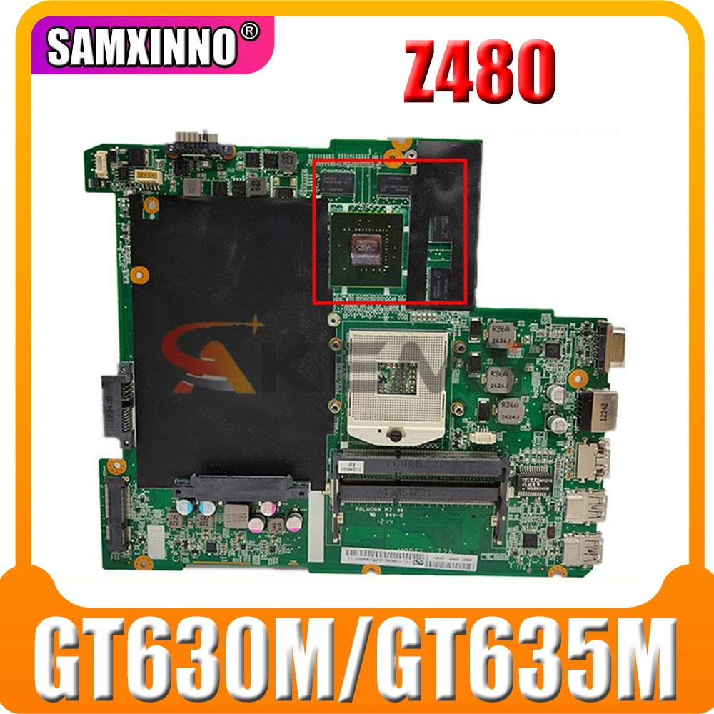DALZ2AMB8F0 Laptop motherboard for Lenovo IdeaPad Z480 original mainboard GT630M/GT635M