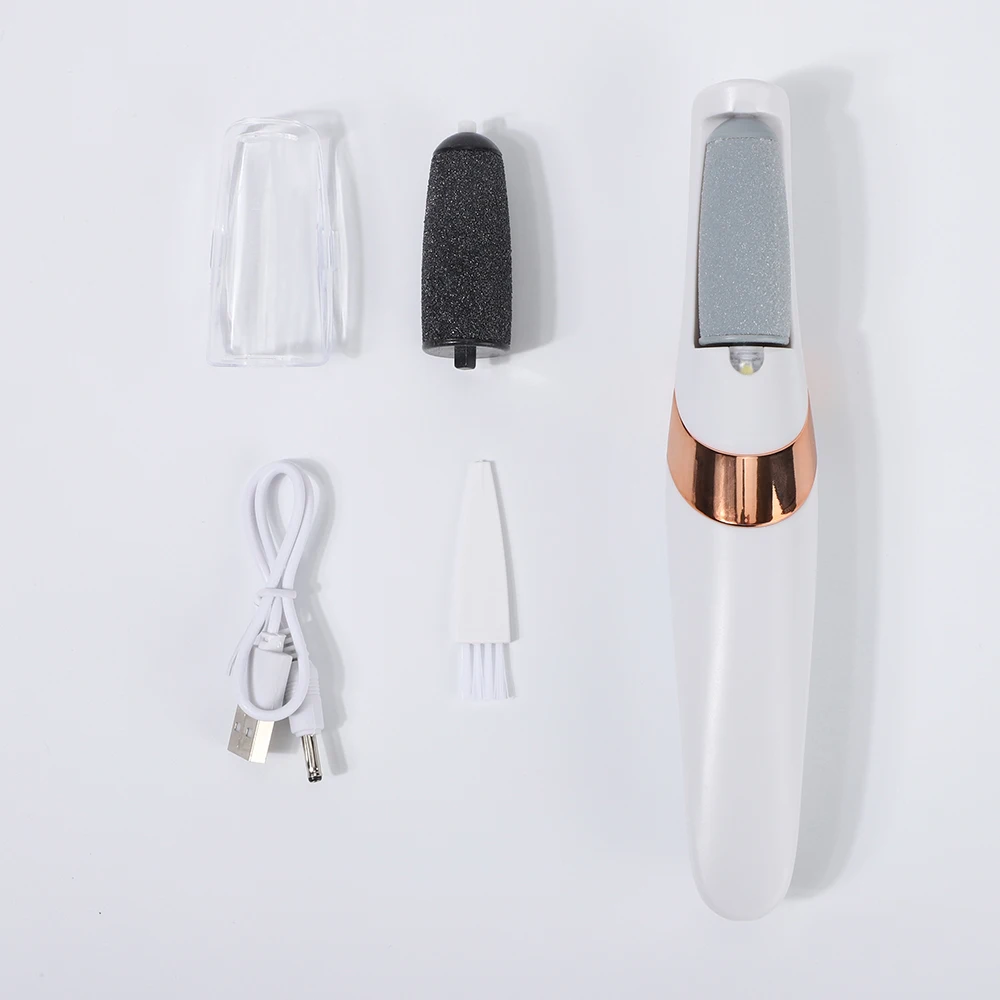 

Wireless Double Grinding Head Pedicure Electric Foot File To Remove Dead Skin Foot Grinder Mechanical Foot Grinding Tool