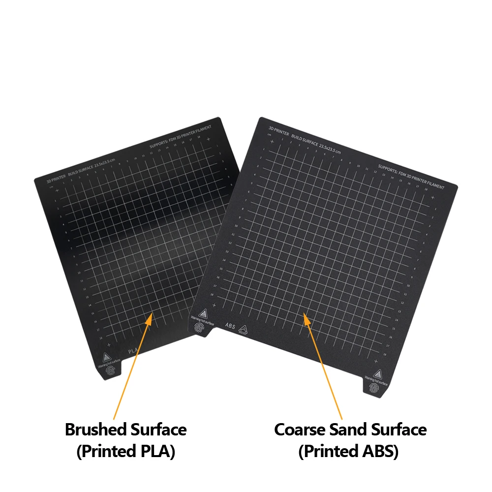 

3D принтер, строительная поверхность, пружинный стальной лист, двухсторонняя печатная пластина для PLA ABS для Ender 3 CR10 KP3S Mega