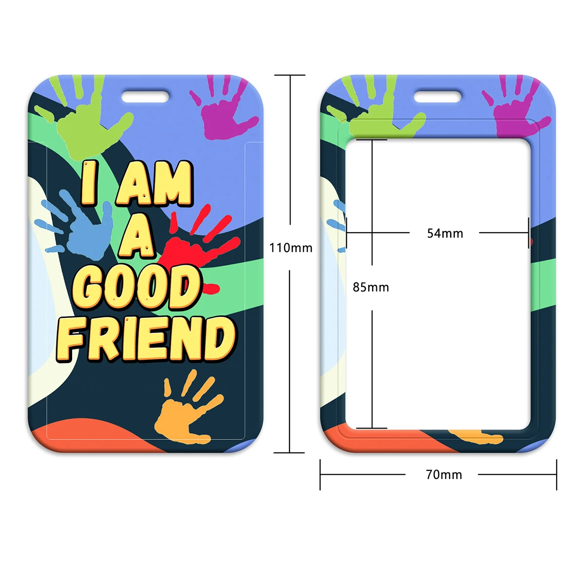 YQ2177 цветной брелок для ключей с фразой автомобиля персонализированный офисной