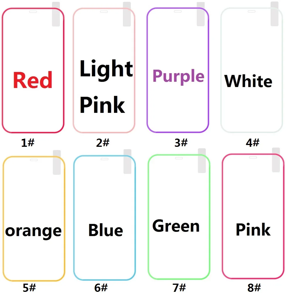 Luminous Tempered Glass 9H Screen Protector Fluorescent Film For iPhone 14 Pro Max 13 Mini 12 11 XS XR X 8 7 6 Plus