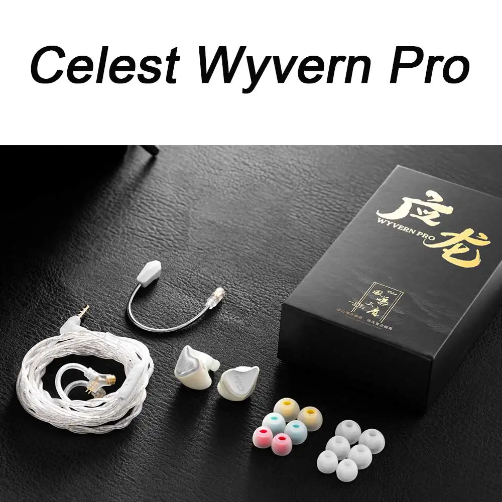 Kinera Celest Wyvern Кабель для наушников со съемной стрелой Микрофон IEM Аудиоприемник