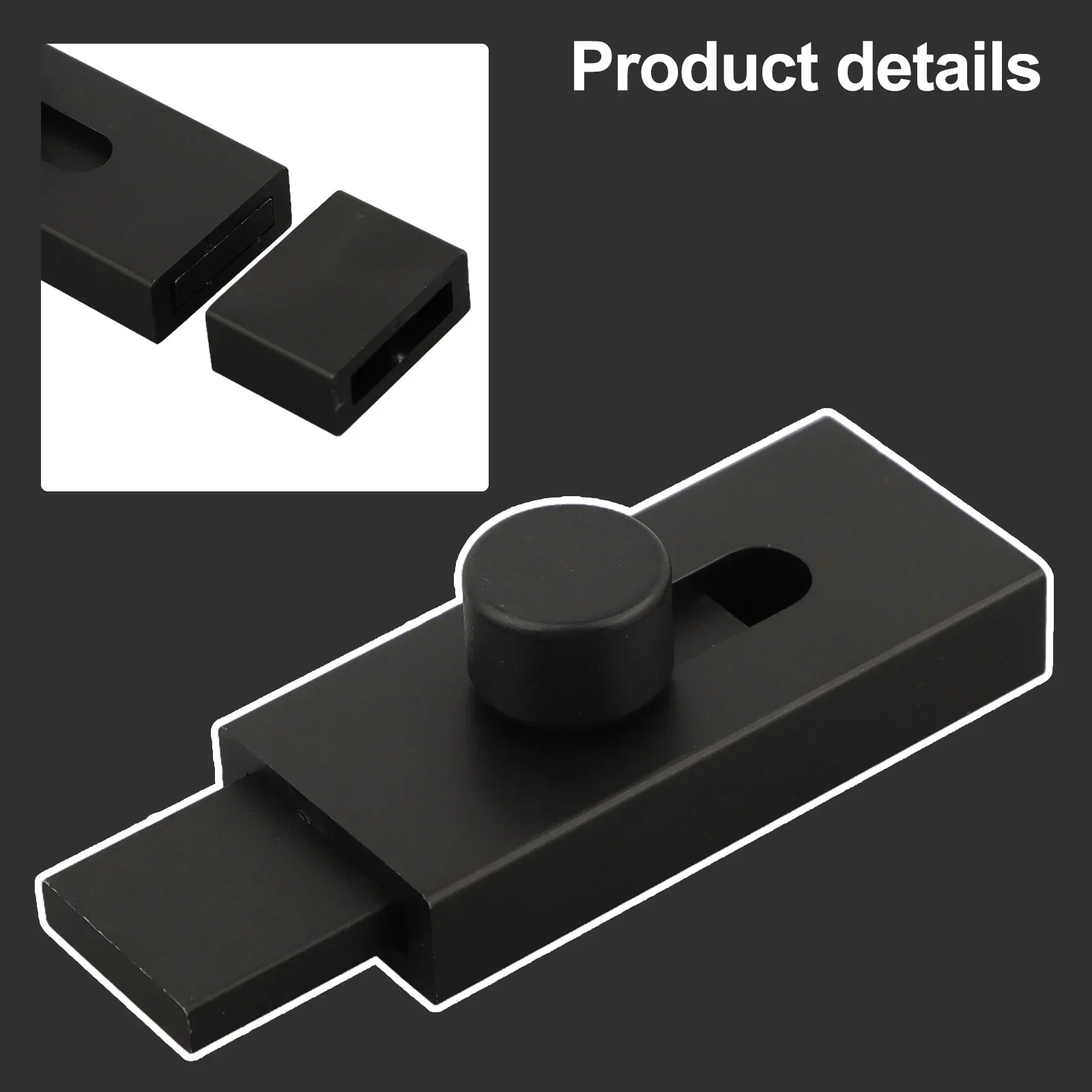 Пакет содержит Защелка Дверь сарая комнаты Закругленные края Алюминиевый сплав