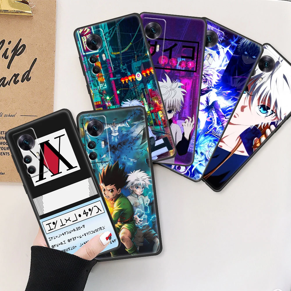 

Popular Anime HUNTER×HUNTER Phone Case For Xiaomi Mi 13 12X 12 11 11T 11i 10T 10 Pro Lite Ultra 5G 9T 8 A3 Black Cover