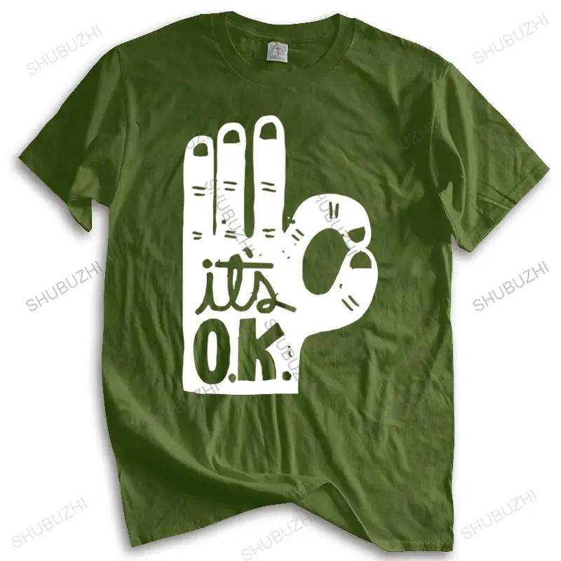 

Fashion brand t shirt mens It's OK, Unisex T Shirt - Stylish Fashion Typical Gift Him Her Fathers new fashion tee-shirt man tee