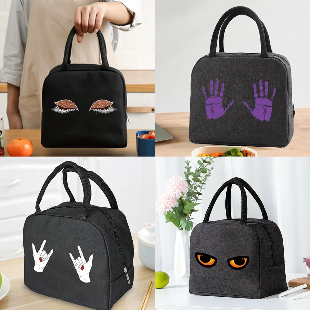 

Portable Lunch Bag Unisex Thermal Insulated Kids Lunch Box Handbag Food Picnic for Work Cooler Storage Bags Chest Series