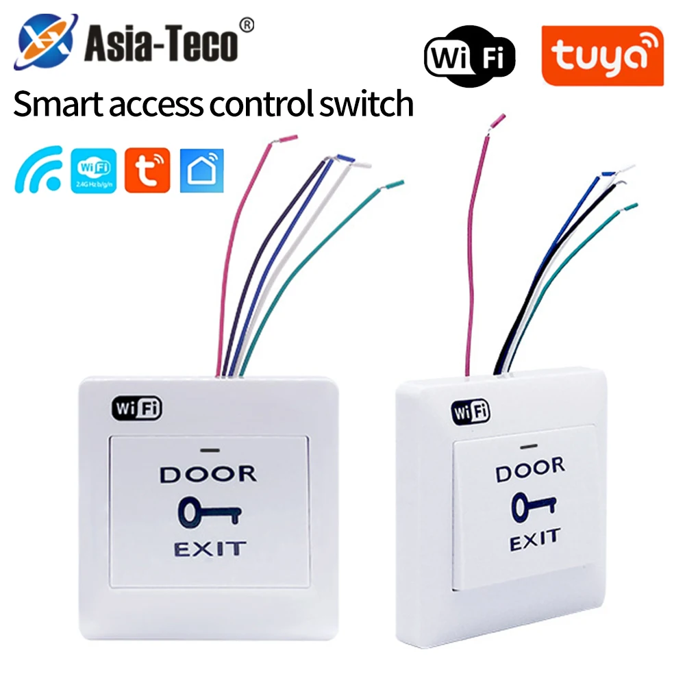 

Кнопка двери Tuya Smartlife с Wi-Fi, Беспроводной Выключатель с голосовым управлением и дистанционным открыванием