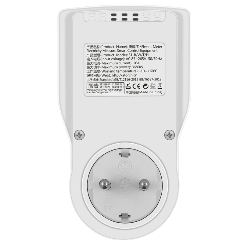 220V AC inteligentne gniazdo WIFI cyfrowy watomierz ue wtyczka zasilania miernik zużycie energii elektrycznej moc kilowata licznik energii 3 220V AC inteligentne gniazdo WIFI cyfrowy watomierz ue wtyczka zasilania miernik zużycie energii elektrycznej moc kilowata licznik energii 3