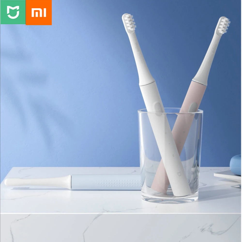 

Оригинальная умная электрическая зубная щетка Xiaomi Mijia T100 Mi, 30 дней работы, 46 г, двухскоростной режим очистки, домашняя зубная щетка Xiomi MI