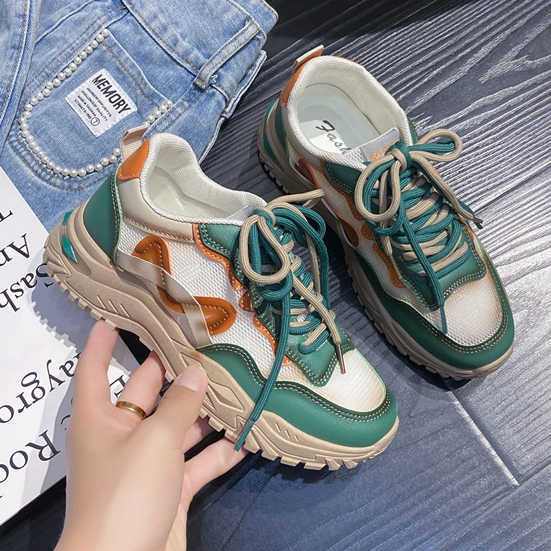 

Womens Sports Shoes Breathable Road Running Shoes Female Shoes Women Summer Walking Sneakers Girls Height Increase Shoes Gym