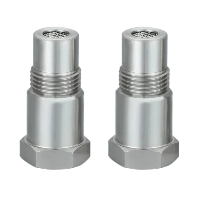 

2 Pcs Car M18X1.5 Catalytic Converter Oxygen Sensor Adapters Tool Parts Catalytic Filter O2 CEL SES DTC For Off Road