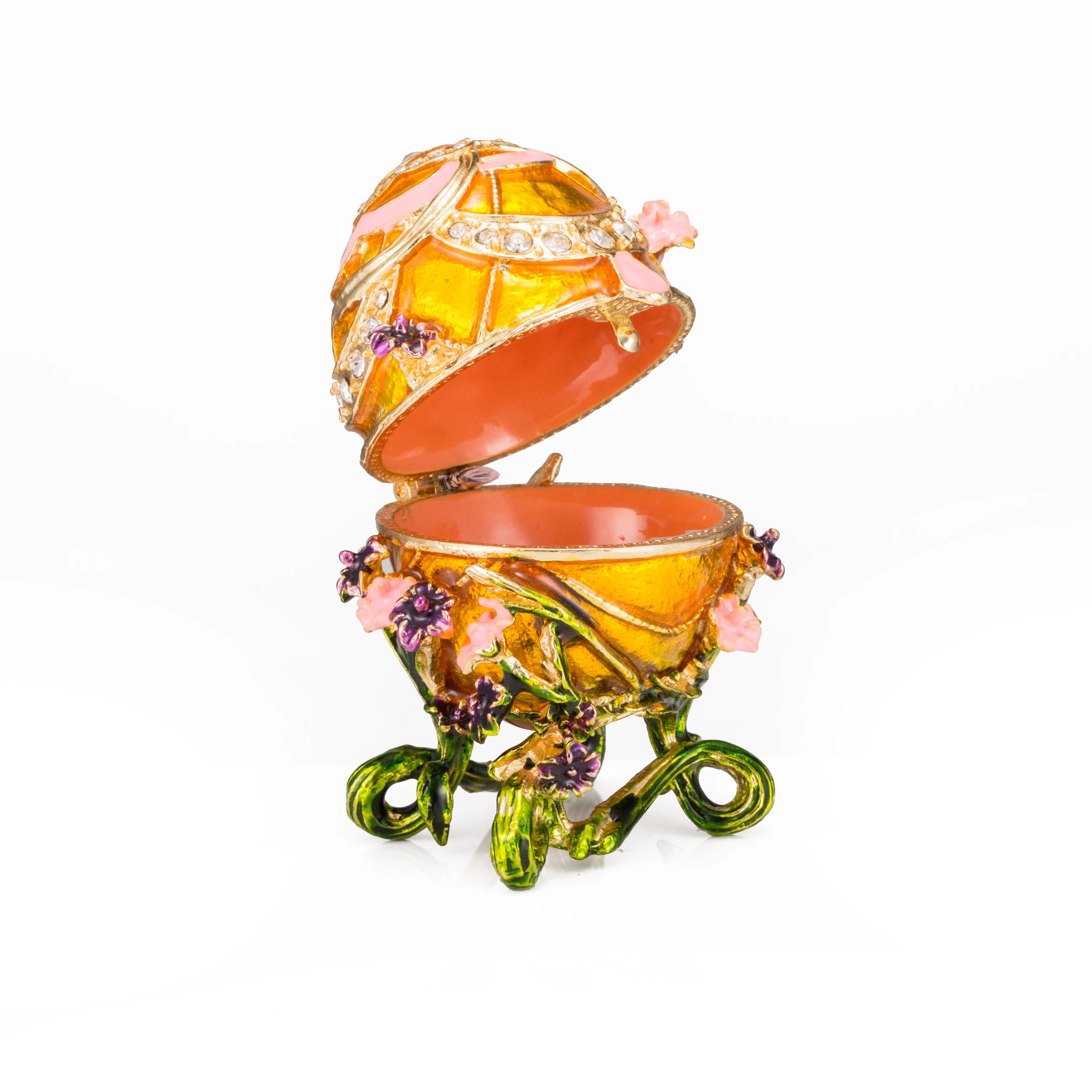 QIFU Новинка, красное яйцо Faberge, коробочка для украшения дома, подарки (art.: 7a32c2f4a) - 7a32c2f4a