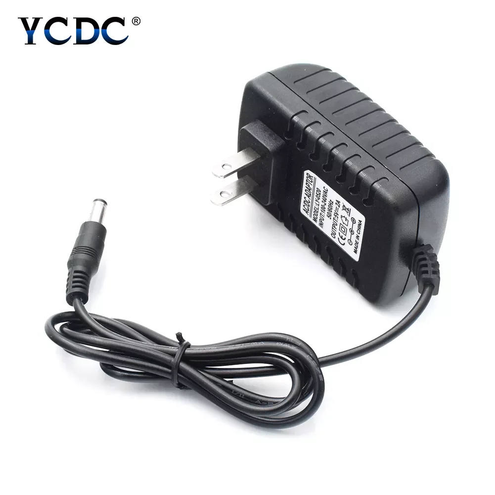 

AC / DC Adapter DC 5V 2A AC 100-240V Converter power Adapter 5 V Volt 5.5x2.1mm Power Supply Charger Mini Micro Usb
