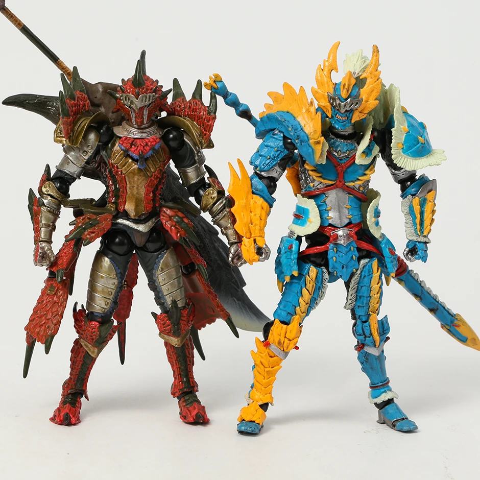 

Monster Hunter Zinogre/ Rathalos Armor Swordsman Action Figure Model Toy Gift Collection Figurine