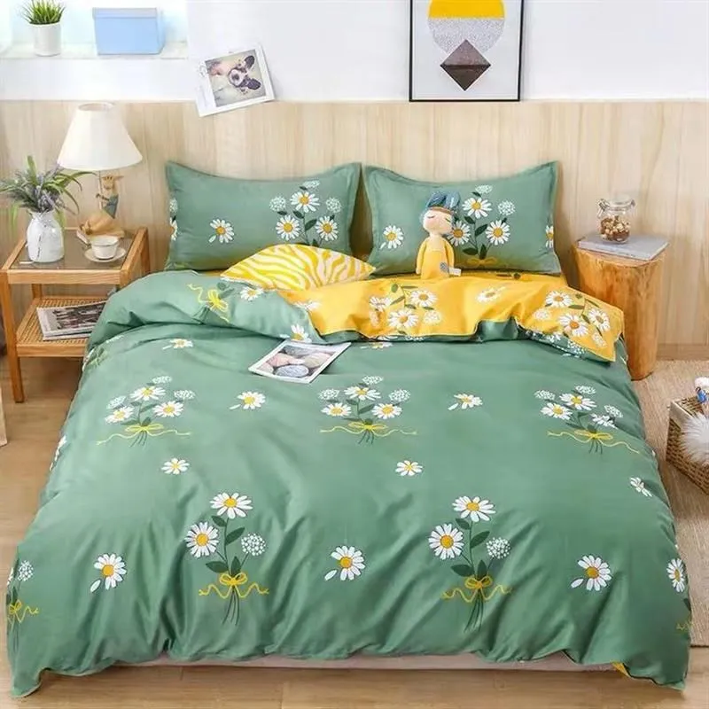 Single Student Bed Duvet Blanket Cover Quilt Queen/double