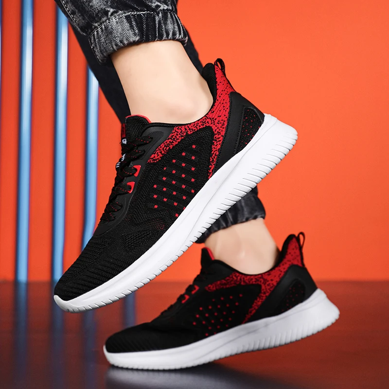 2022 Lightweight Running Shoes For Men Fashion Men's Mesh Sports Sneakers Outdoor Jogging Walking Shoes Male Trainer Sneakers