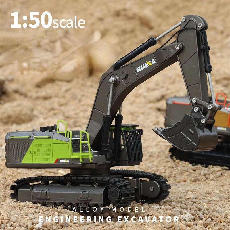 

Simulation Diecast Excavator Vehicles 1/50 Scale Alloy Engineering Car Toys Dump Truck Crane Forklift Car Toys Kids Boys Gift