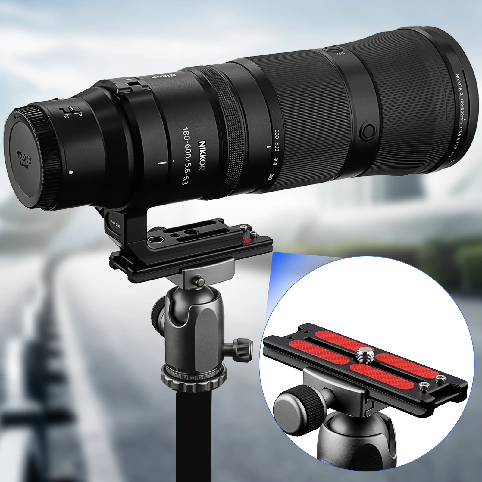 Haoge HQR-110 Штатив Arca Plates 110 мм Универсальная быстросъемная пластина Swiss для штатива с