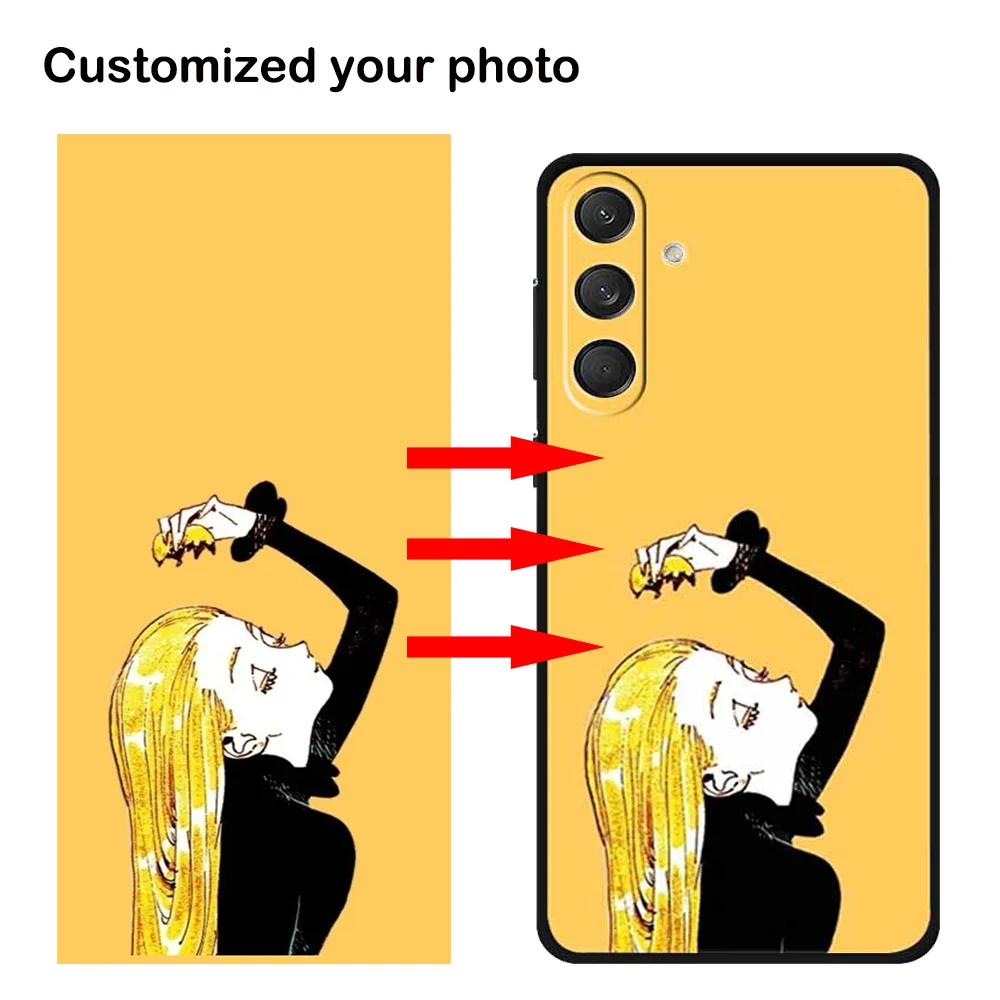 Индивидуальные DIY чехлы для телефонов Samsung Galaxy A15 5G M15 F15 A05S S23 Plus мягкий