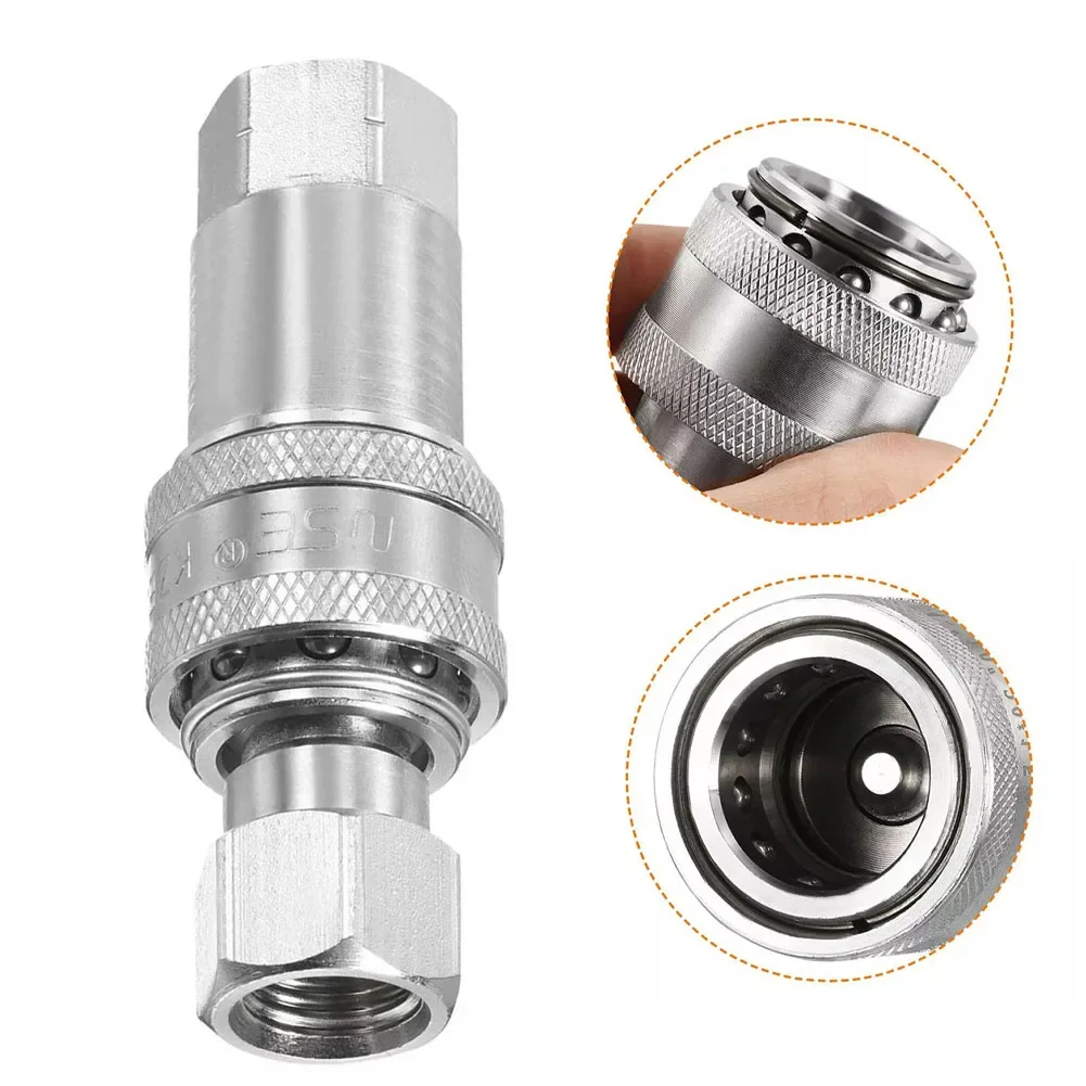 ustawić 1 zestaw hydraulicznych szybkozłączy M14x1 5 mm z gwintem wewnętrznym Złączka hydrauliczna szybkozłącza