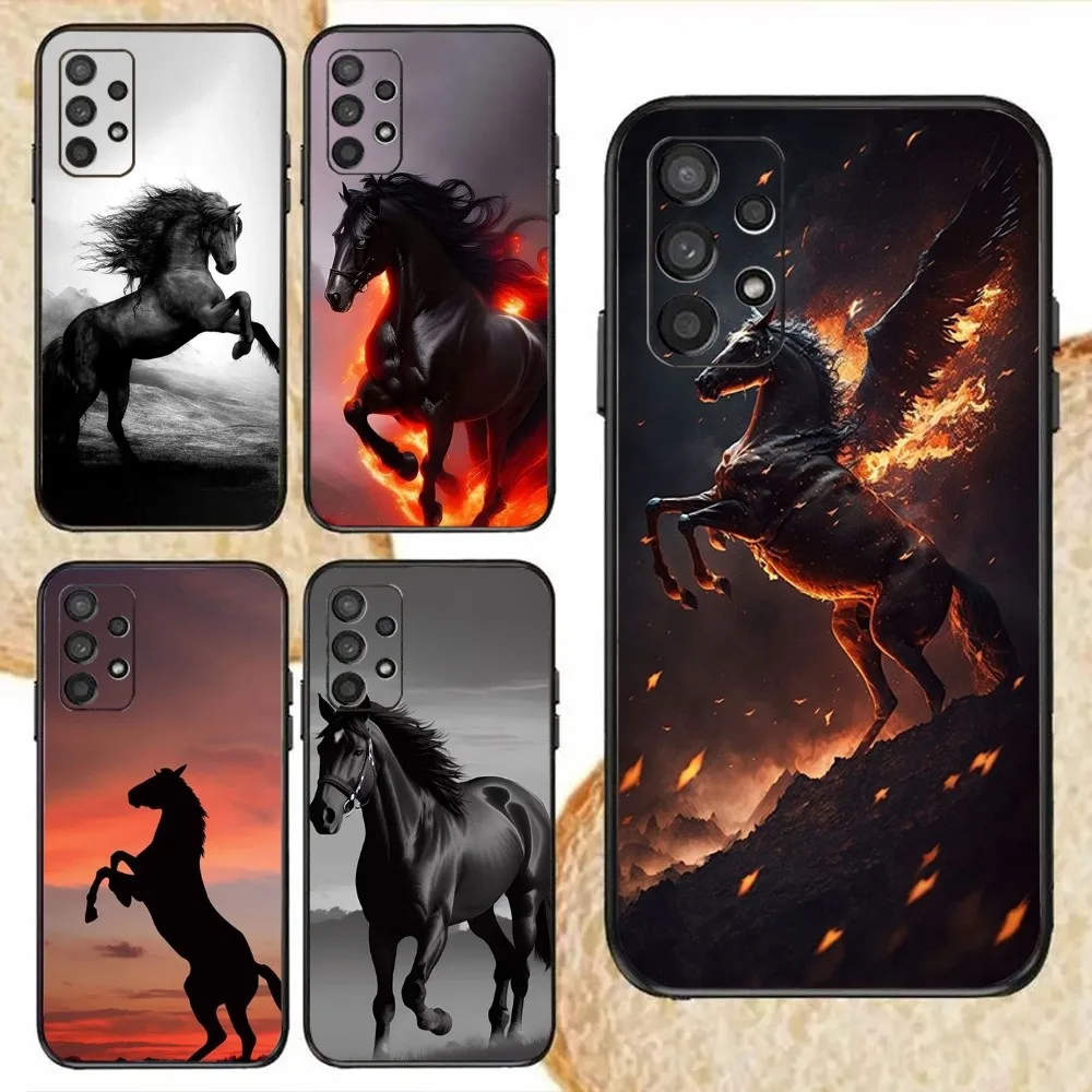 Чехол для телефона Horse Great Beauty Galloping Samsung Galaxy S24 S20 S21 S22 S23 Fe Lite Plus Ultra Note Shell
