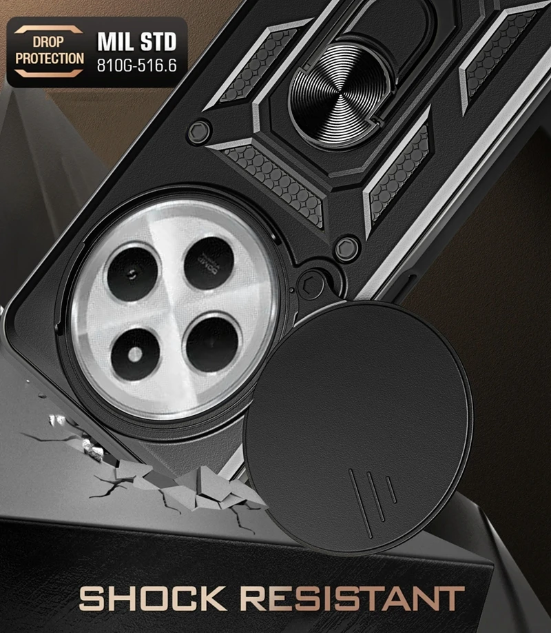 Чехол для Xiaomi Redmi 14C 4G противоударный чехол объектива Redmi14C 14 C магнитный