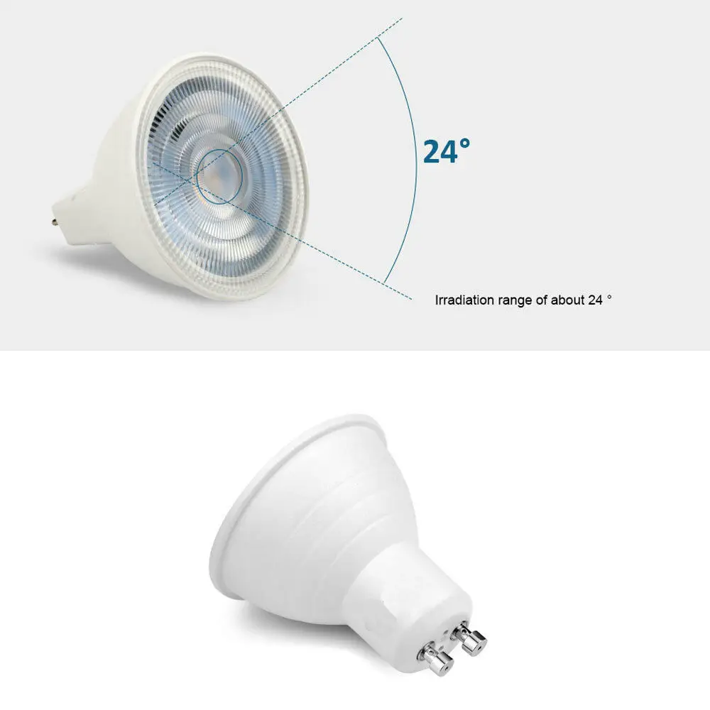 10x GU10 MR16 GU5.3 светодиодные прожекторы лампы 7W 220V внутреннее освещение потолковые