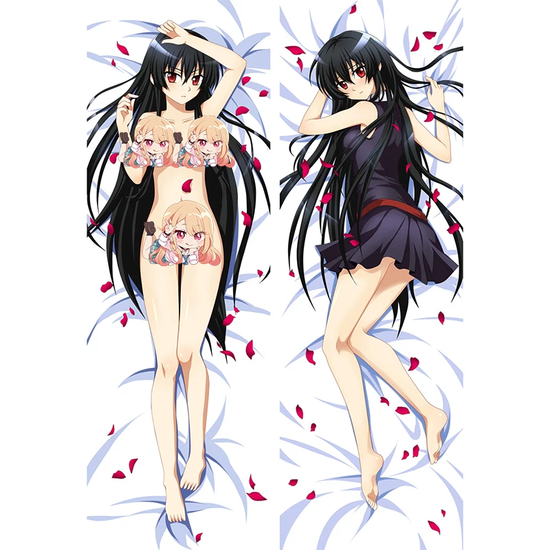 Новый образец Аниме Akame ga Kill Esdeath Kurome Дакимакура Наволочка для подушки Тело Бросок Наволочка Двусторонняя Наволочка