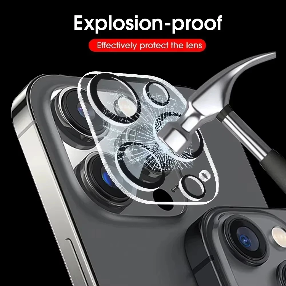Фото 3 шт. Защитная пленка для объектива камеры для iPhone 16 Pro Max Защитное стекло для iPhone 15 14 13 14 Plus 11 12 13 Mini Защитные пленки для объектива №5